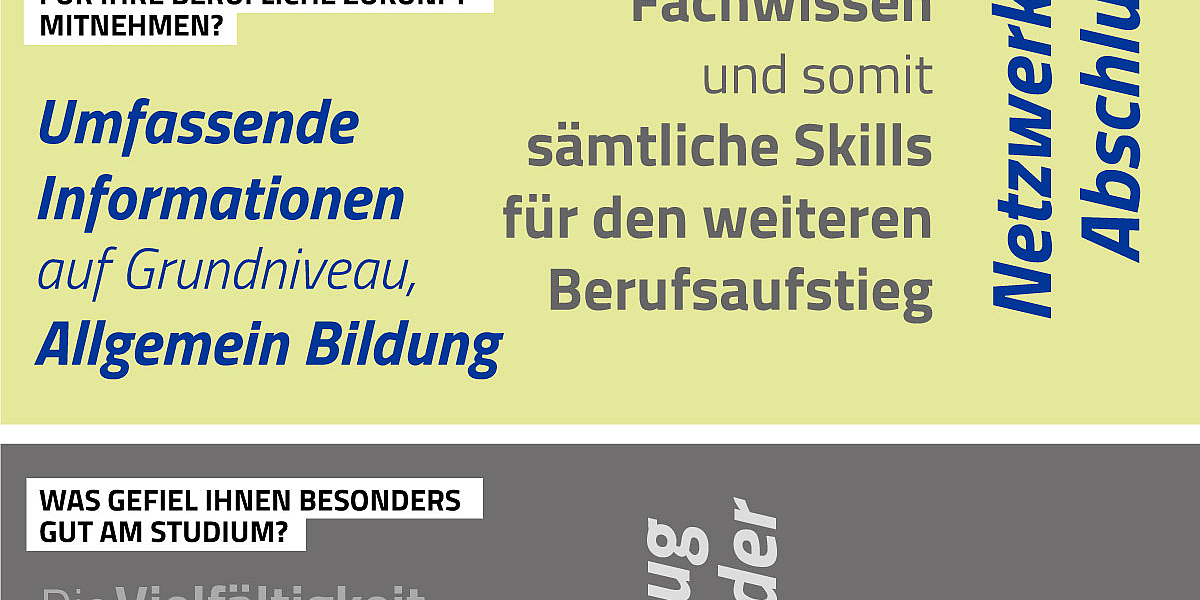 Ergebnisse der Studentenumfrage 2023 des Bachelor of Insurance Management