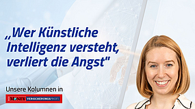 Zwei Kolumnen zur KI-Kompetenz in der Versicherungswirtschaft erschienen