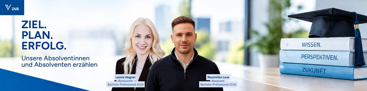 Von Anfang an dabei: Erste DVA-Absolvent:innen schließen neuen Bachelor Professional erfolgreich ab